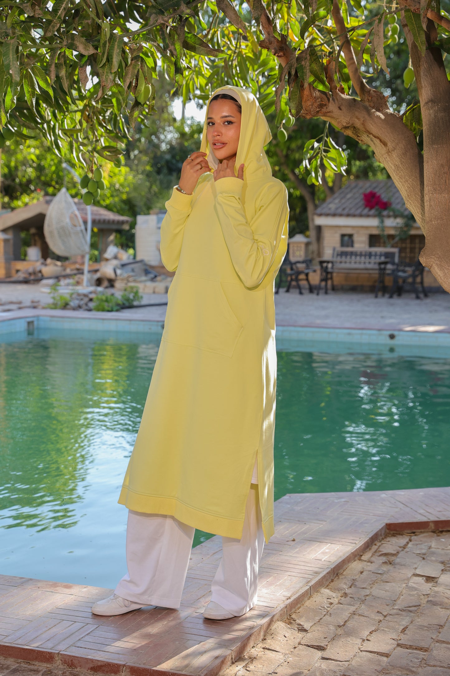 Lune Shirt Dress - Yellow