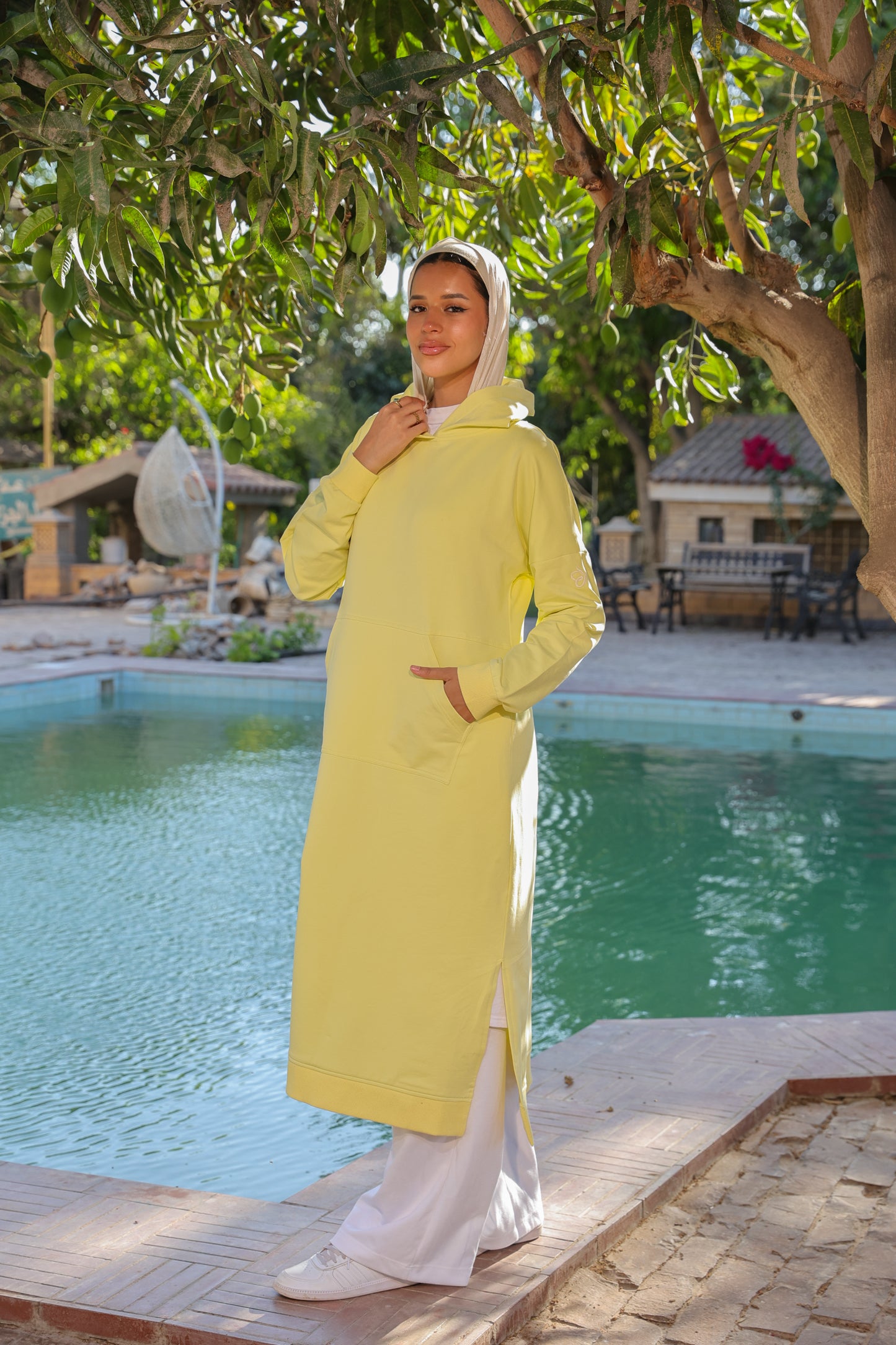 Lune Shirt Dress - Yellow