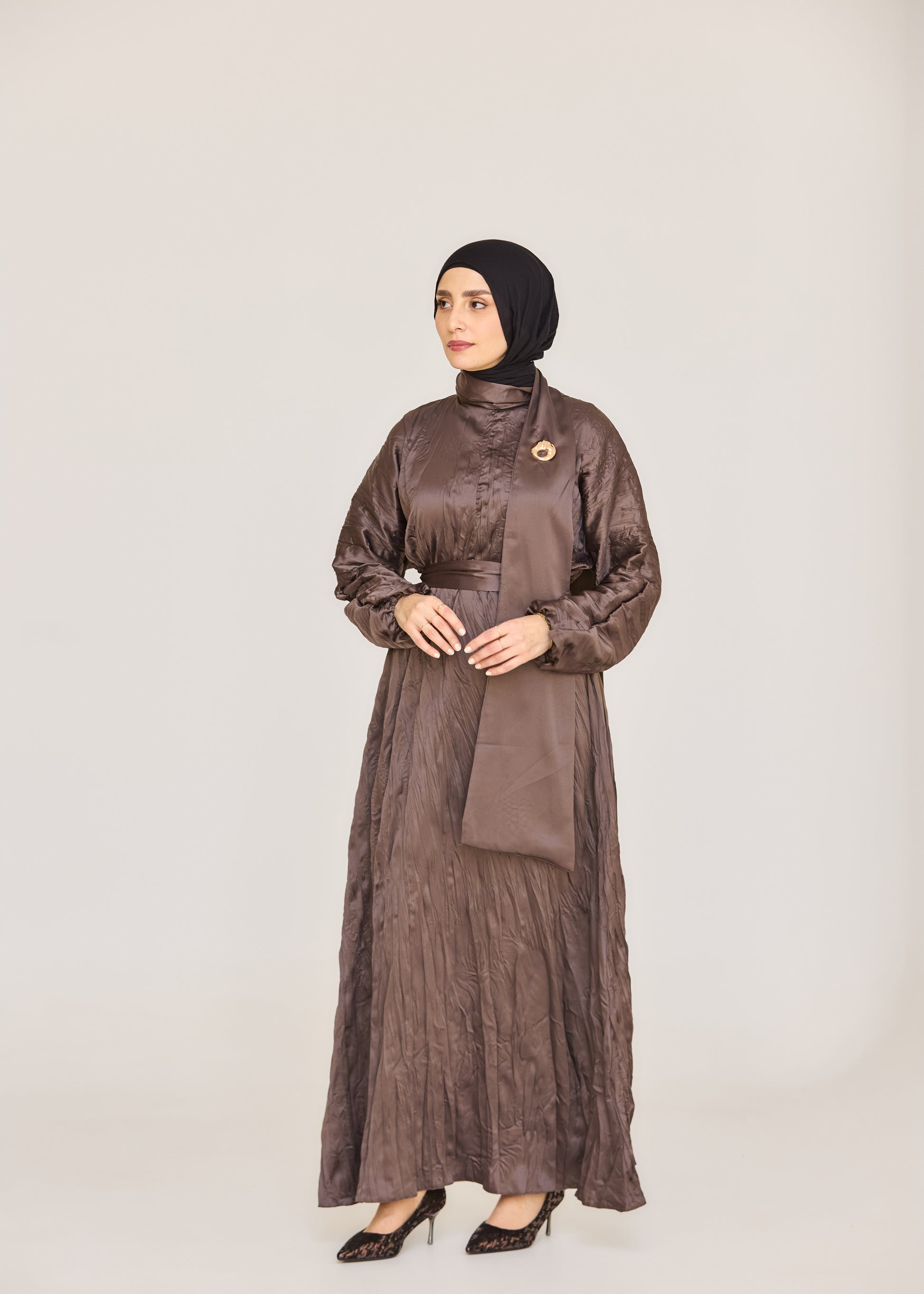 Textured Sihouette Dress