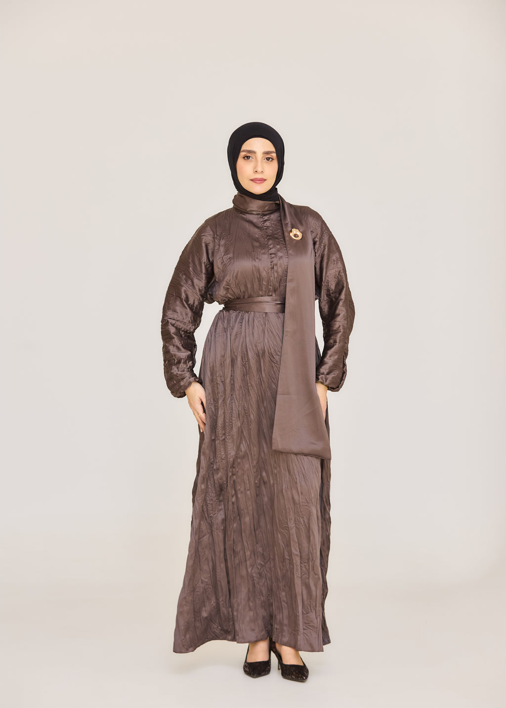 Textured Sihouette Dress