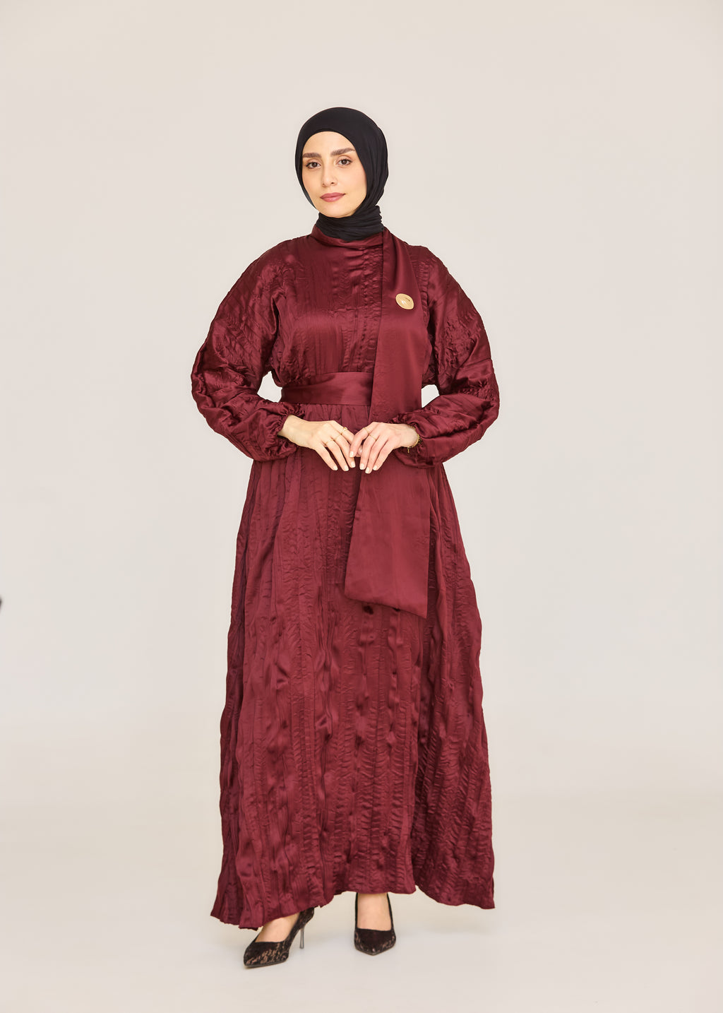 Textured Sihouette Dress