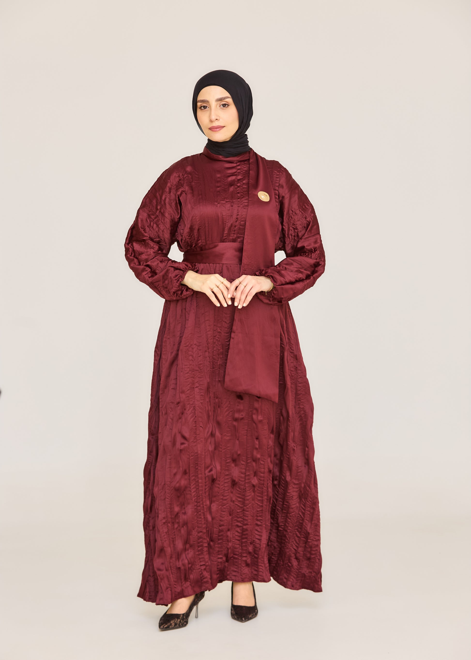 Textured Sihouette Dress