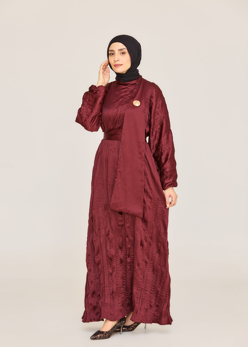Textured Sihouette Dress