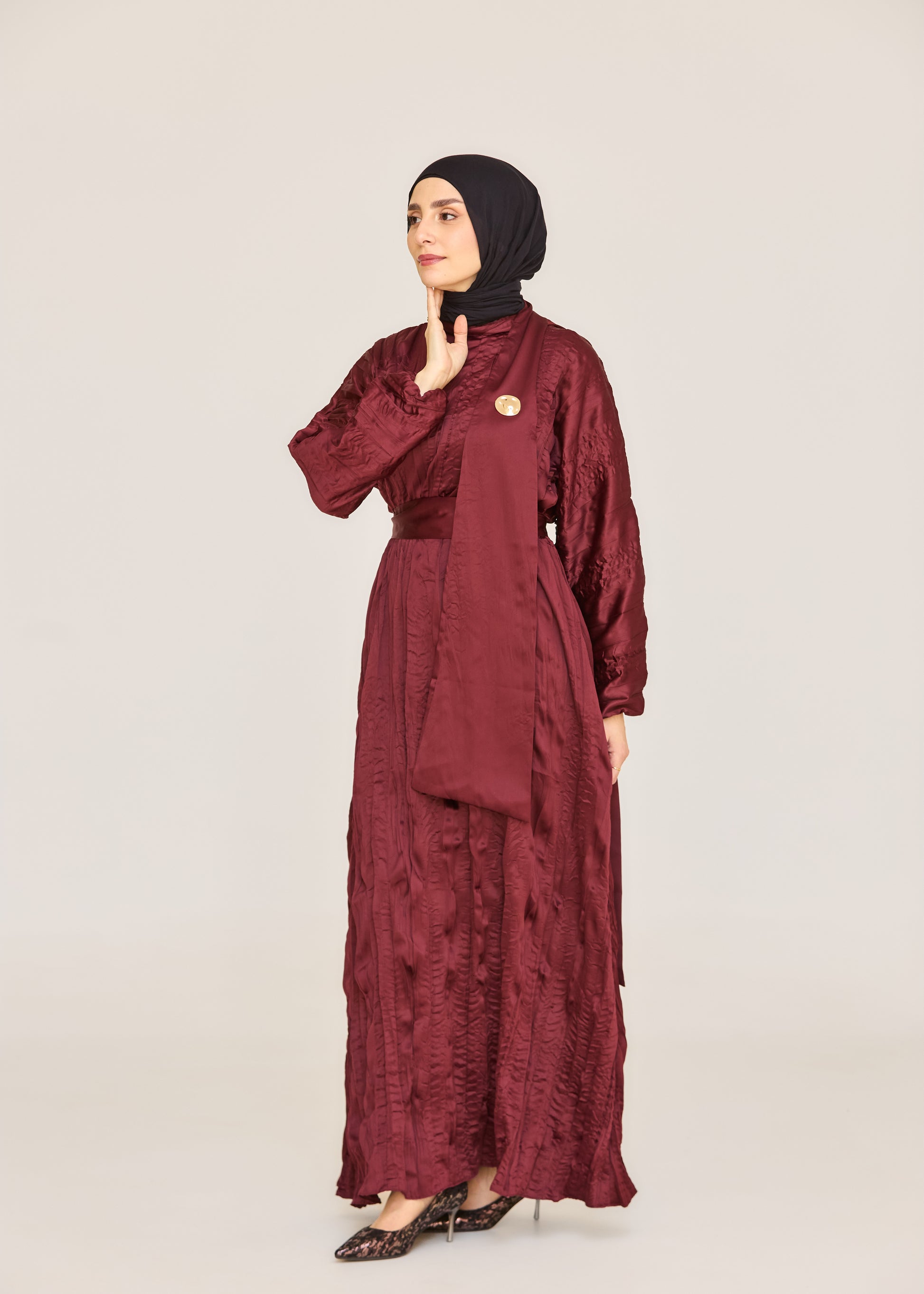Textured Sihouette Dress