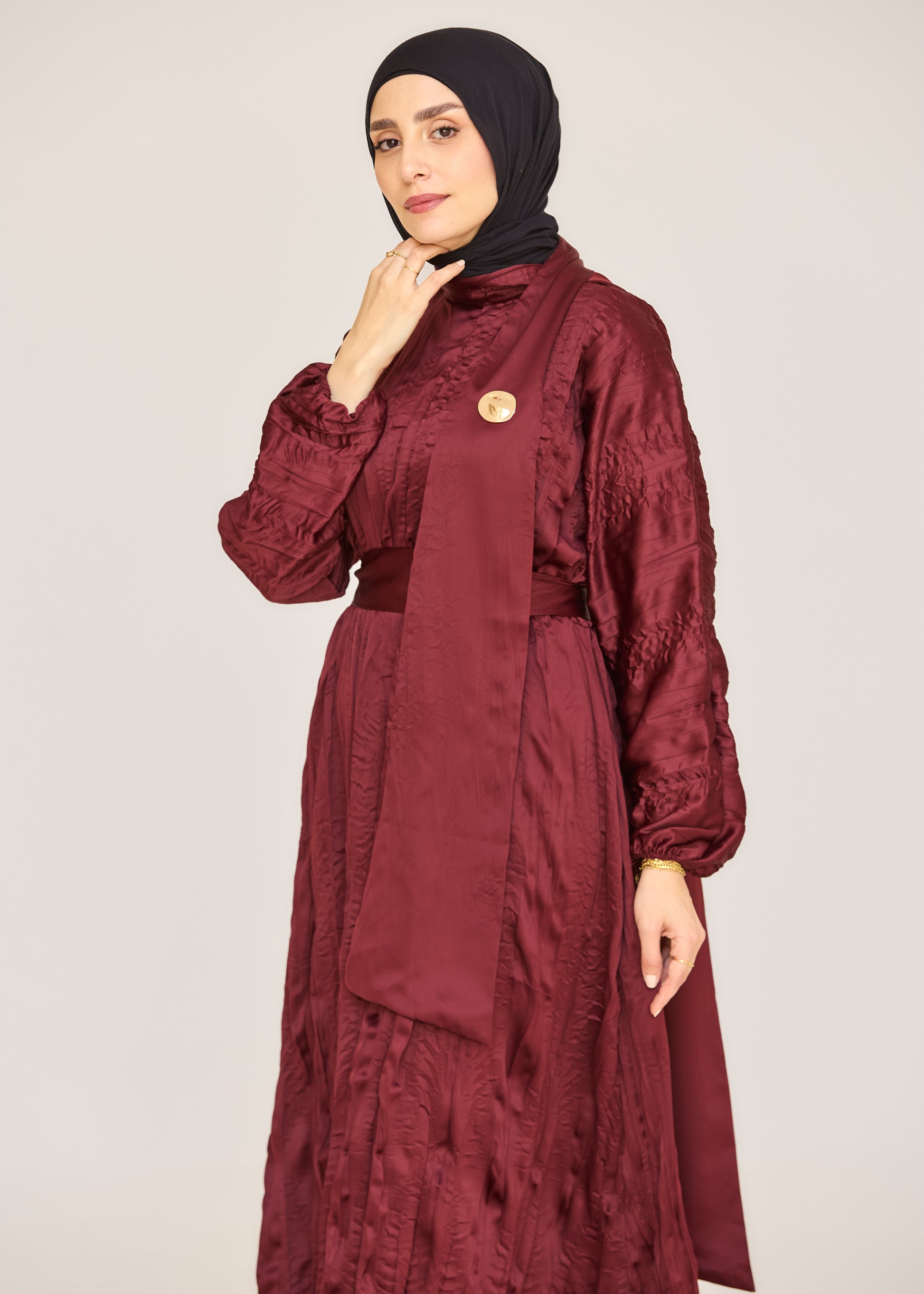 Textured Sihouette Dress