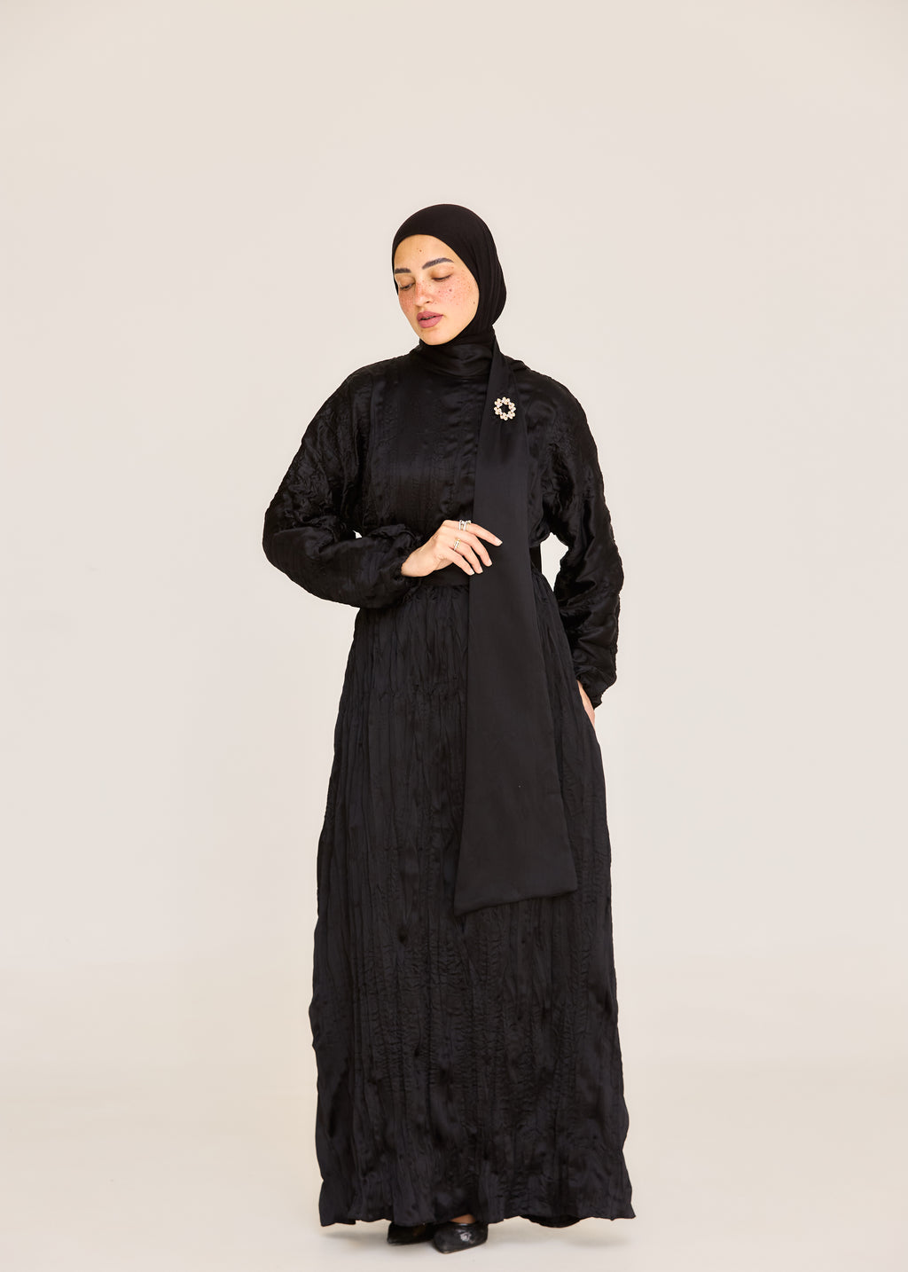 Textured Sihouette Dress