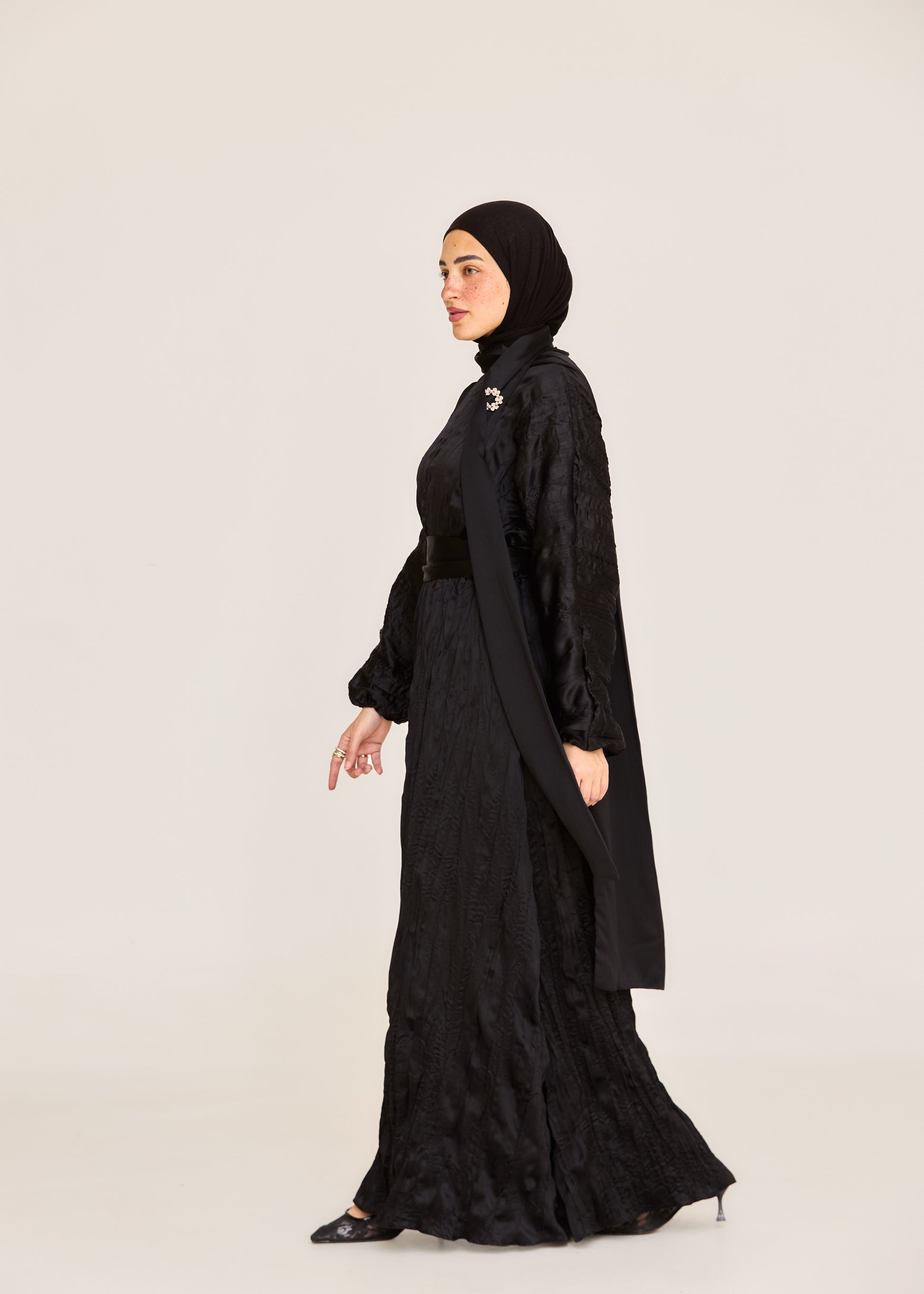 Textured Sihouette Dress