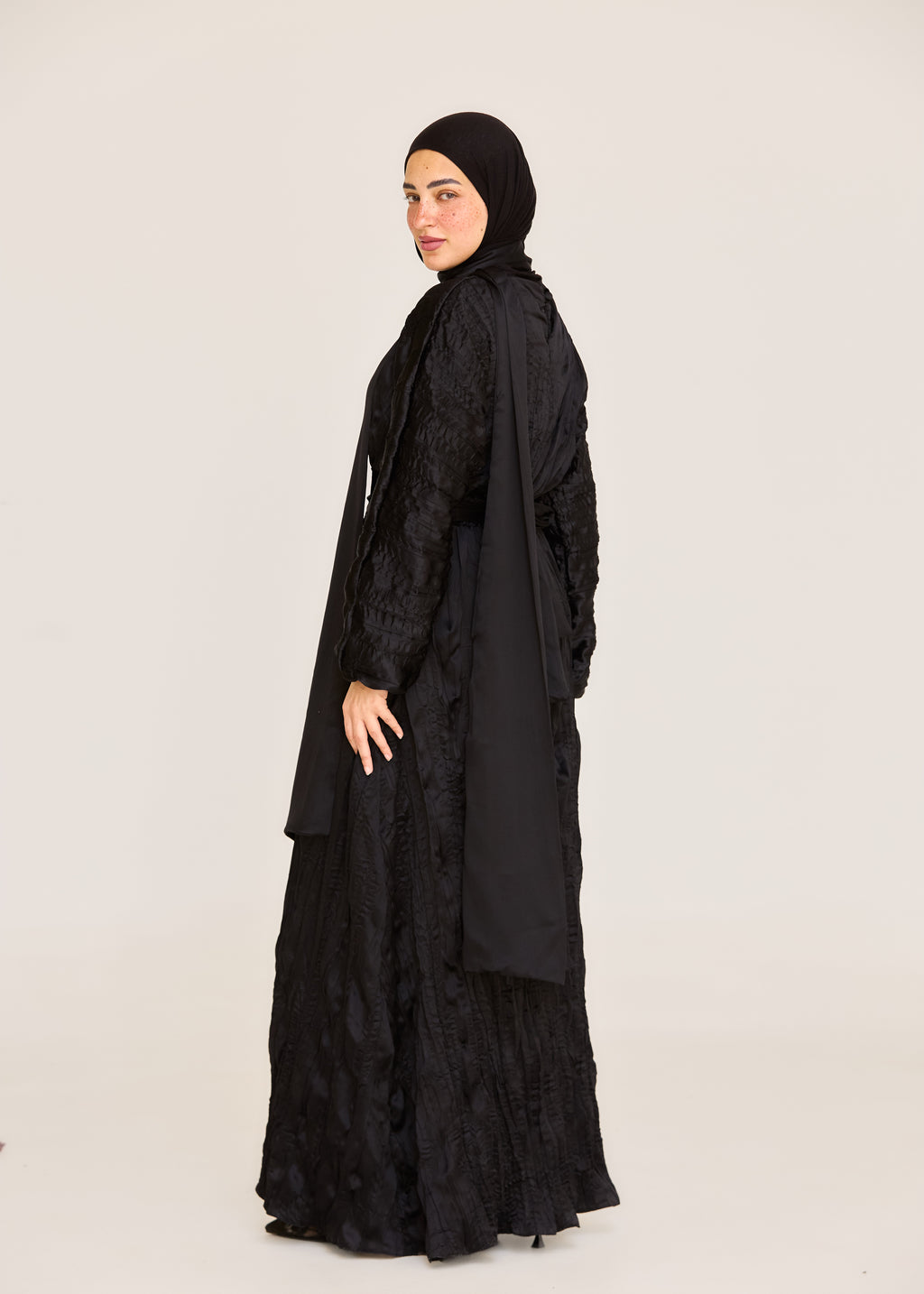 Textured Sihouette Dress