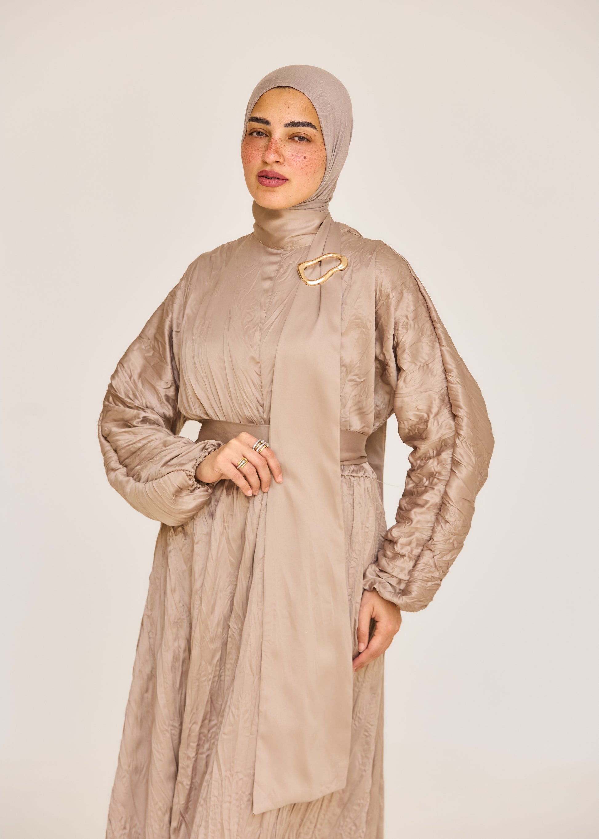 Textured Sihouette Dress