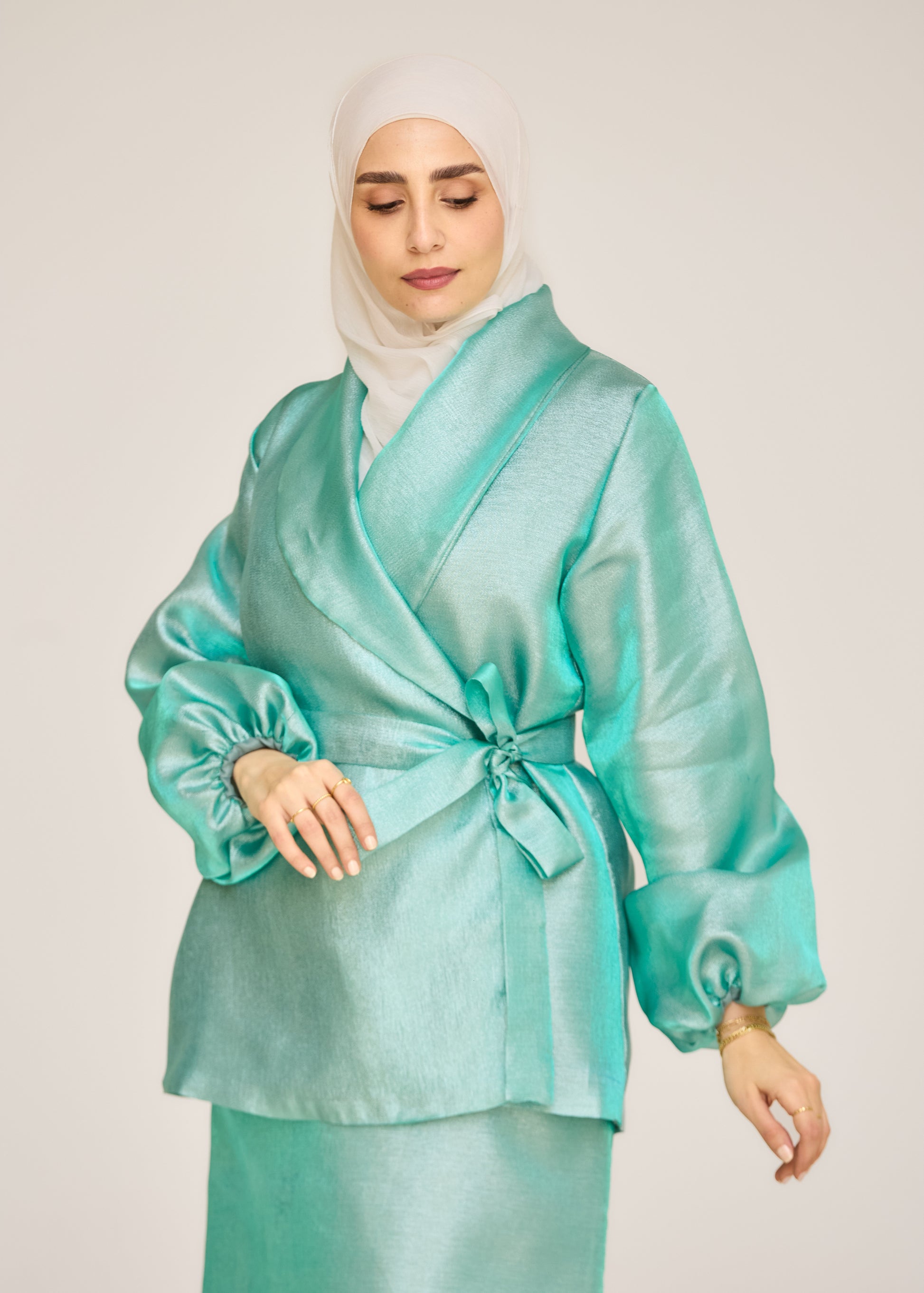 The Soft Shine Satin Set