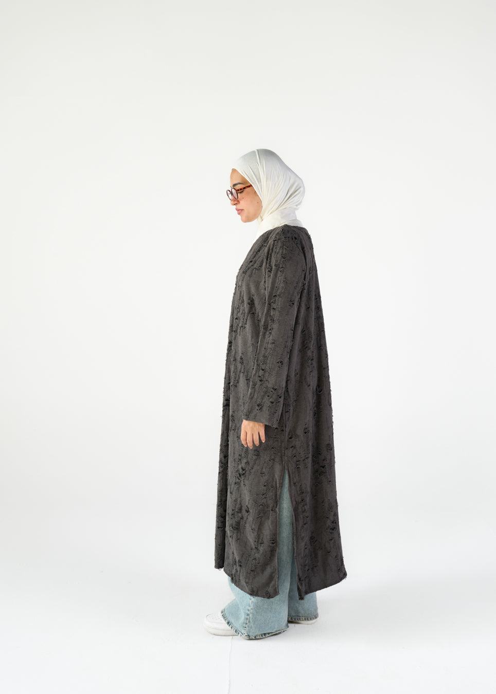 Crinkle Long Shirt