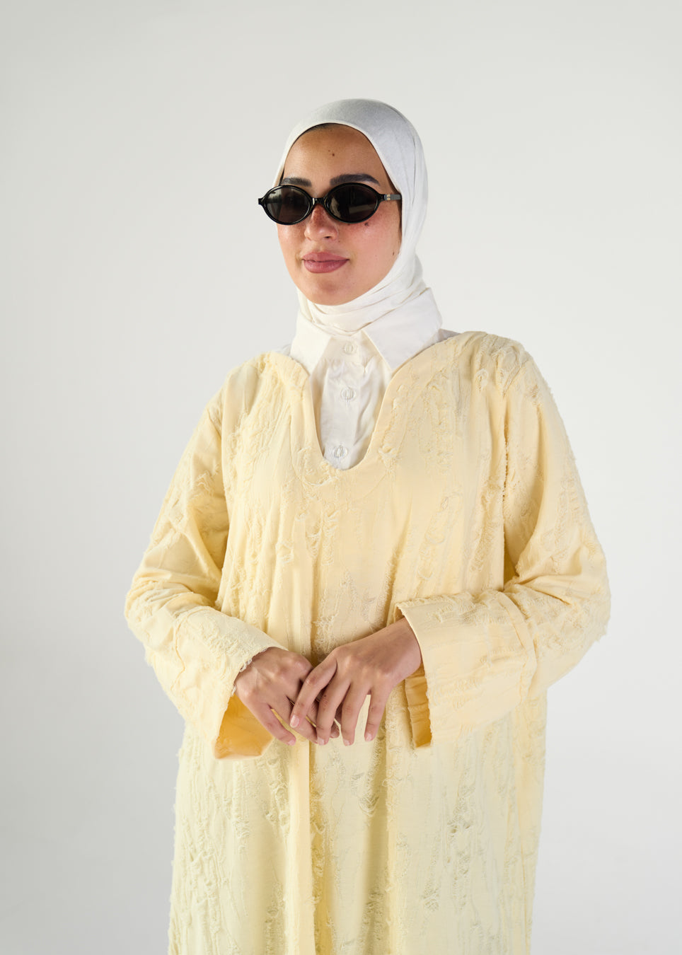 Crinkle Long Shirt