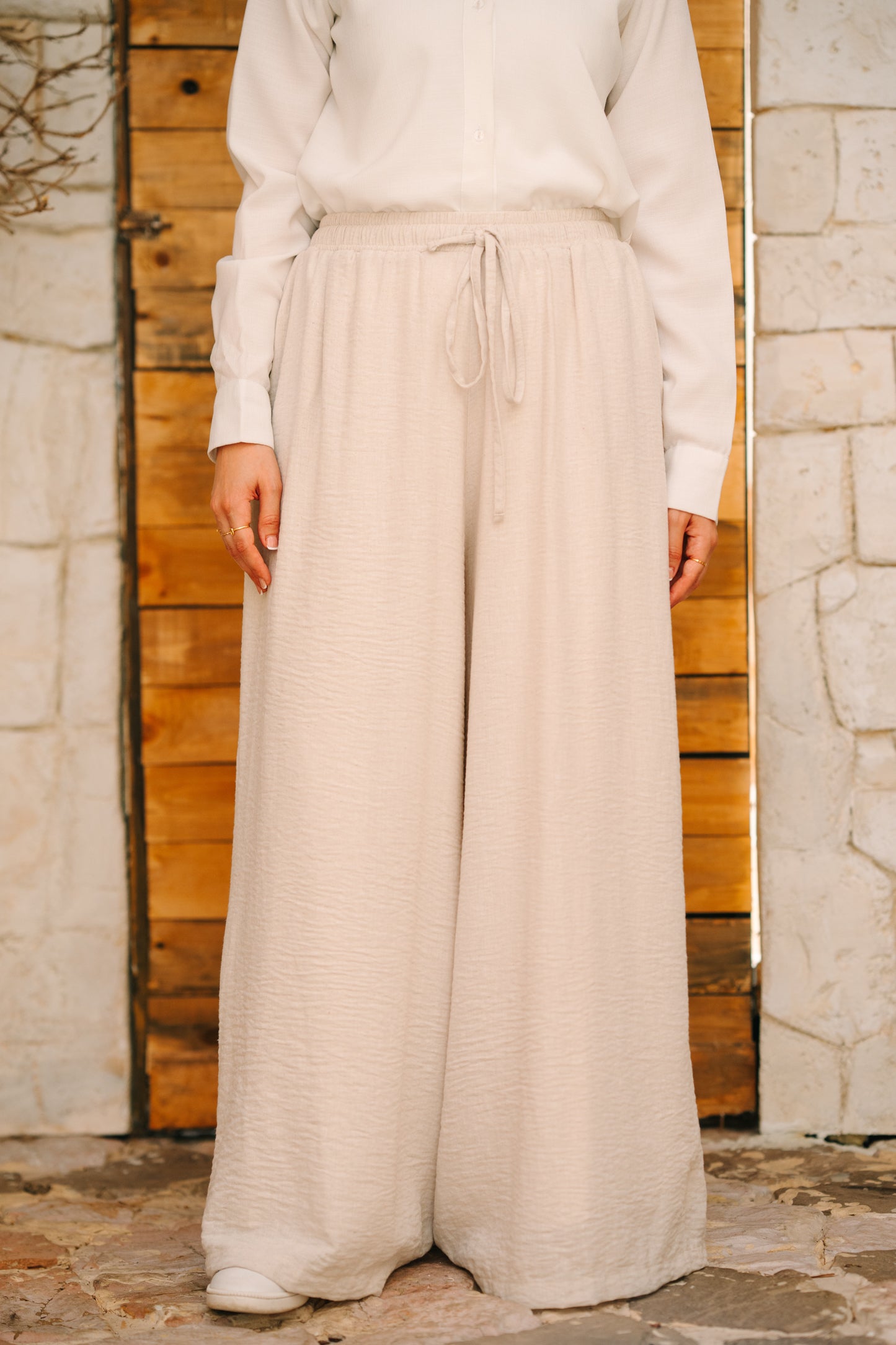 زارا كتان Pants